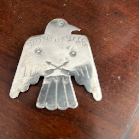 Native American unmarked probably sterling(cleans up like sterling but unmarked - Picture 1 of 7